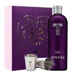 flower delivery Budapest - Tatratea 62 %  box+ cup,  0,7 l 