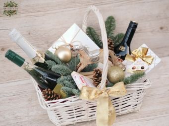 flower delivery Budapest - Christmas gift basket