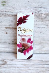 Belgian Schokoladenherzen mit gesalzenem Brownie