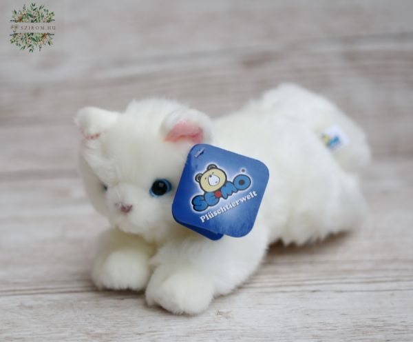 Plush cat white 20cm