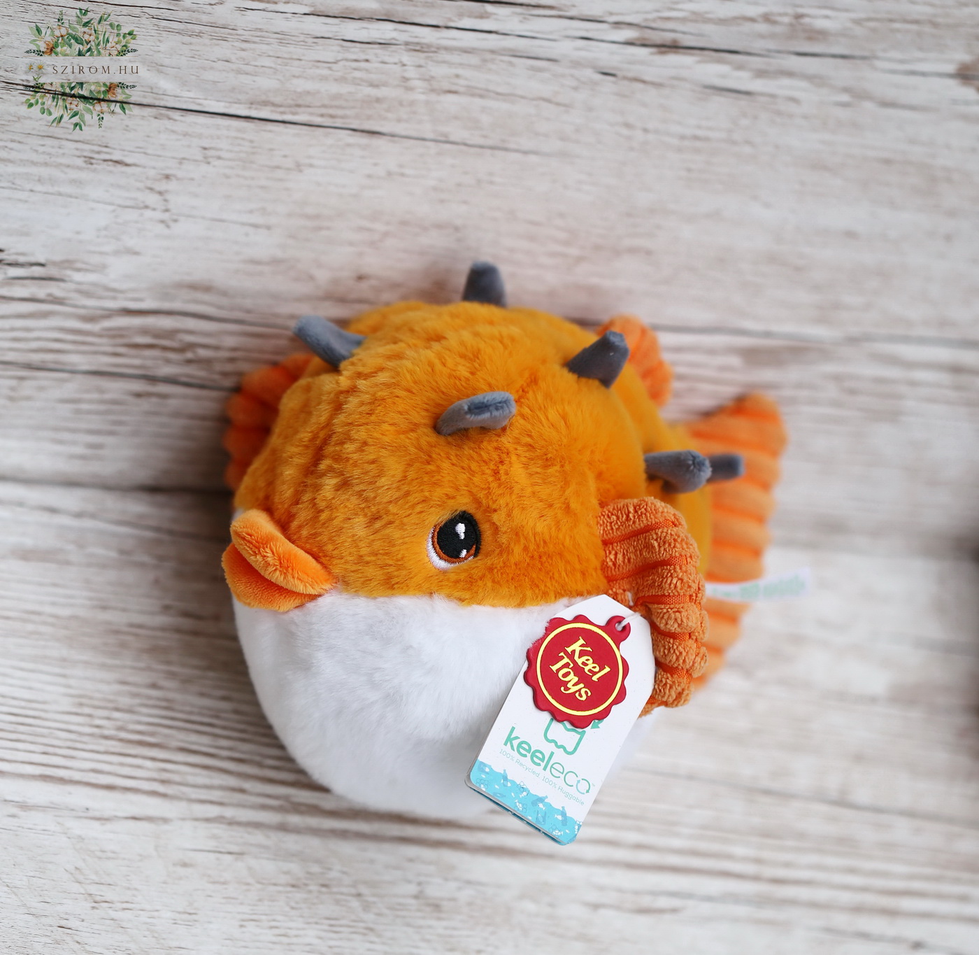 flower delivery Budapest - Plush pufferfish 25cm