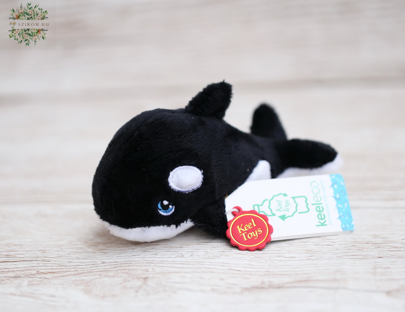 flower delivery Budapest - plush orcas 12 cm 