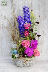flower delivery Budapest - Lakeside flowerbowl (23 stems)