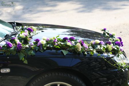 Autodekoration mit Blumen