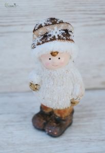 Boy figure in knitted cap (23 cm)
