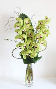 Double orchid bouquet