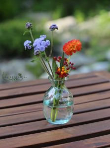 Meadow wildflowers centerpieces, Émile restaurant Budapest