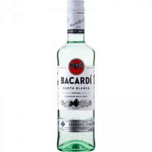 Bacardi Carta Blanca rum (0.7l, 37.5%)