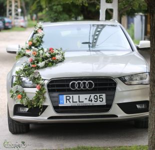 Autodekoration mit Blumen