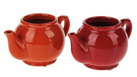 Herbst kleine Keramik Teekanne 15cm (1St)