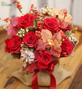 Bouquet of miracles in a jute bag (15 stems)