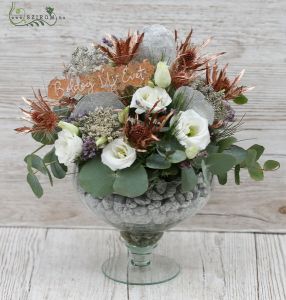 New year's sparkling flower bowl