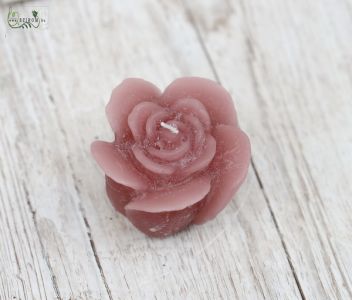 Rose shaped candle 8 cm
