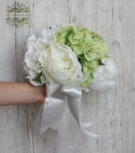 Silk flower bridal bouquet 