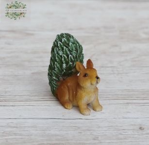 Eichhörnchen aus Keramik, 8 cm