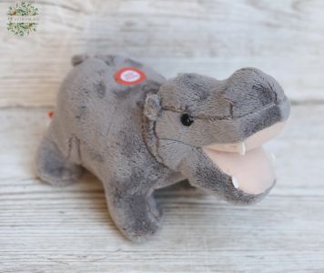 plush hippo with sound (20cm)