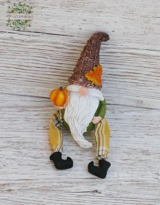 Ceramic elf with pumpkin
