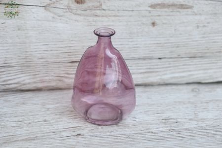 small light purple asymmetrical vase (11.5cm)