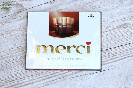 Merci Finest Selection 4 étcsokoládé-különlegesség