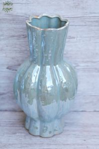 Ceramic vase with mother-of-pearl luster 46 cm