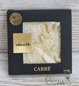 ChocoMe white chocolate Chardonnay (candied lemon peel, Bourbon vanilla, cashew nuts) 50g