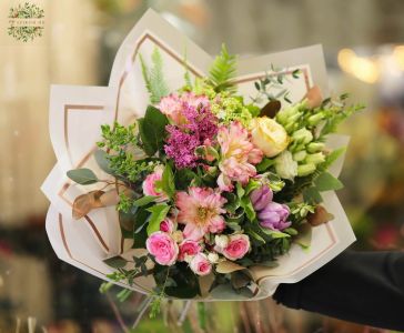 Elegant bouquet with fresh flowers