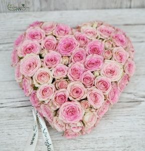 spray rose heart (15cm)