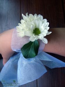 wrist corsage made of daisy (white)