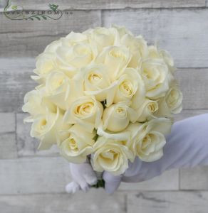 Bridal bouquet white rose