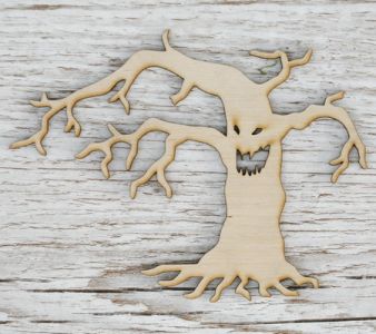wooden scary tree (15cm)