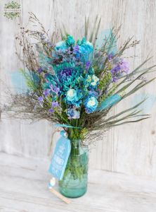 Blue sea style vase