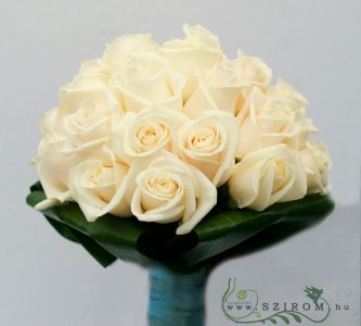 bridal bouquet (rose, white)