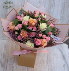 Romantikus rózsacsokor (21 szál)