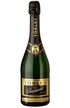 A bottle of Törley Charmant champagne, doux 0,75l