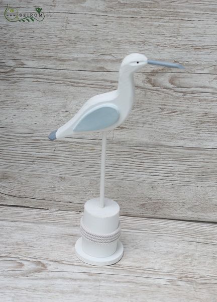 Wooden seagull 37cm