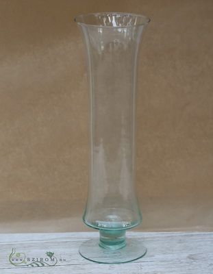 kecses középhosszú talpas váza (40cm) 