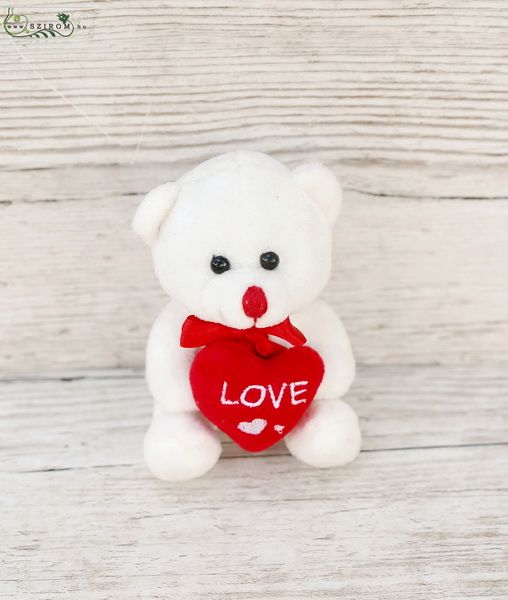 Little teddy with heart (11cm)