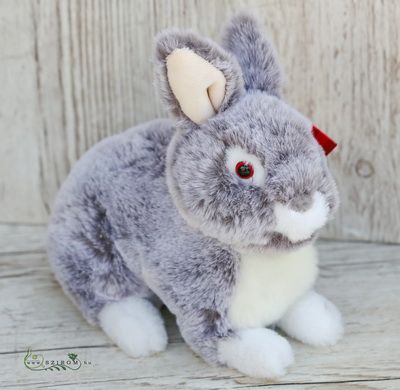 Sitting gray bunny 20cm