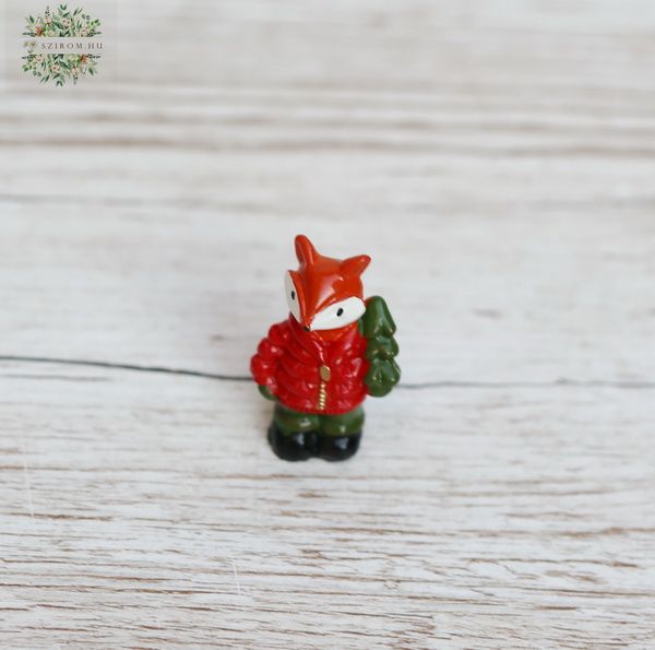 Ceramic fox, 3cm