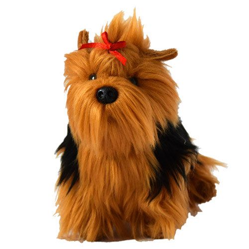 Plush yorkie dog 15cm