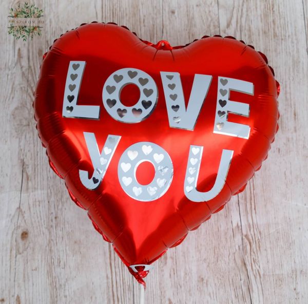 Love you heart balloon