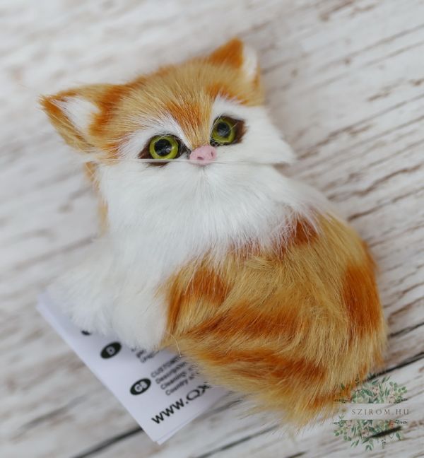 red tabby magnetic cat (6cm)