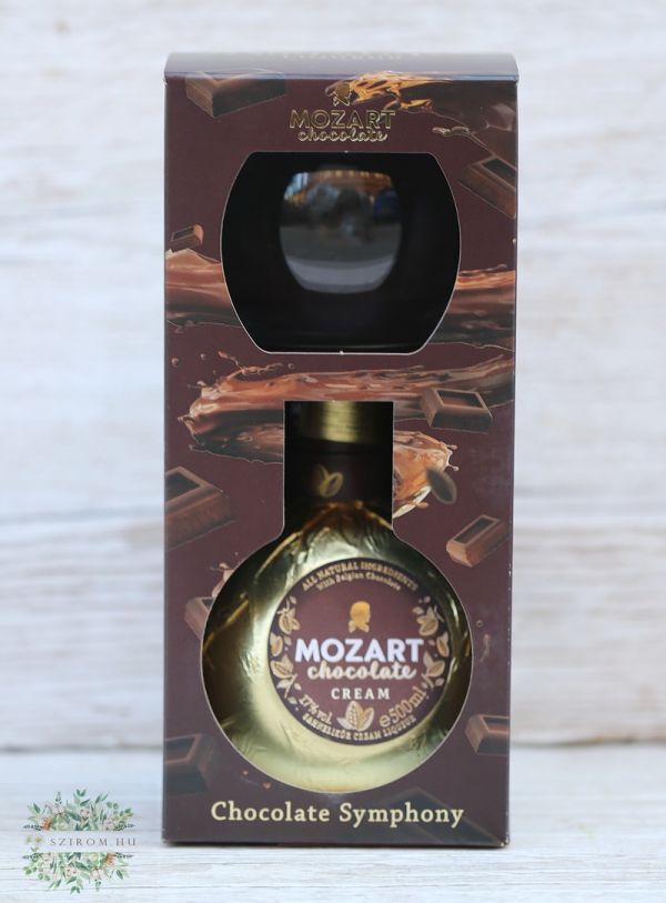 Mozart Schokoladenlikör mit Becher, in Geschenkbox (0,5l)