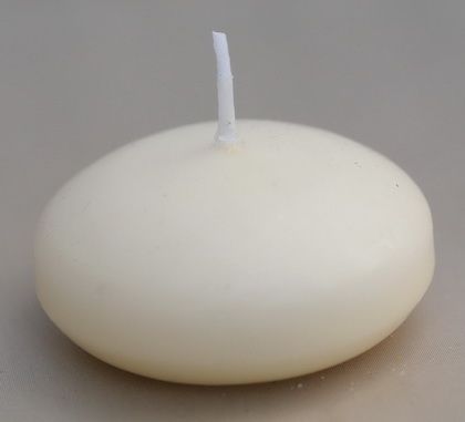 White swimming candle 