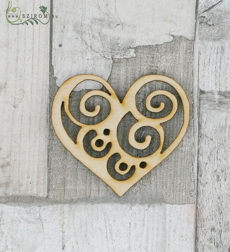 wooden heart (5cm)