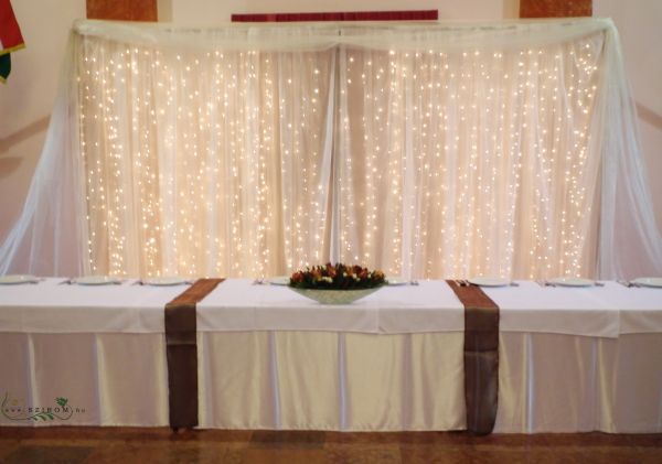 backdrop light curtain 4,4m, wedding