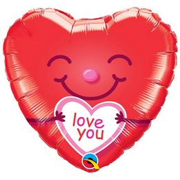 flower delivery Budapest - I love you mylar balloon (45cm)