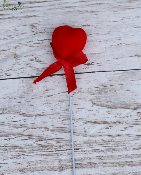 flower delivery Budapest - mini heart on stick