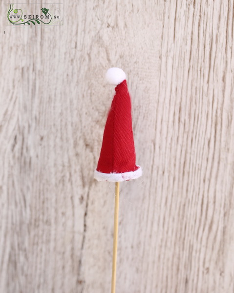 flower delivery Budapest - Santa Claus hat with stick (8cm)