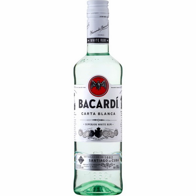 Virágküldés Budapest - Bacardi Carta Blanca rum (0.7l, 37.5%)